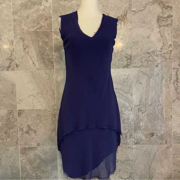 RACHEL Rachel Roy Chiffon Overlay Shift Dress - Picture 2 of 7